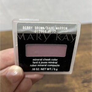 NEW Mary‎ Kay "BERRY BROWN" 012968 Mineral Cheek Color .18 oz.